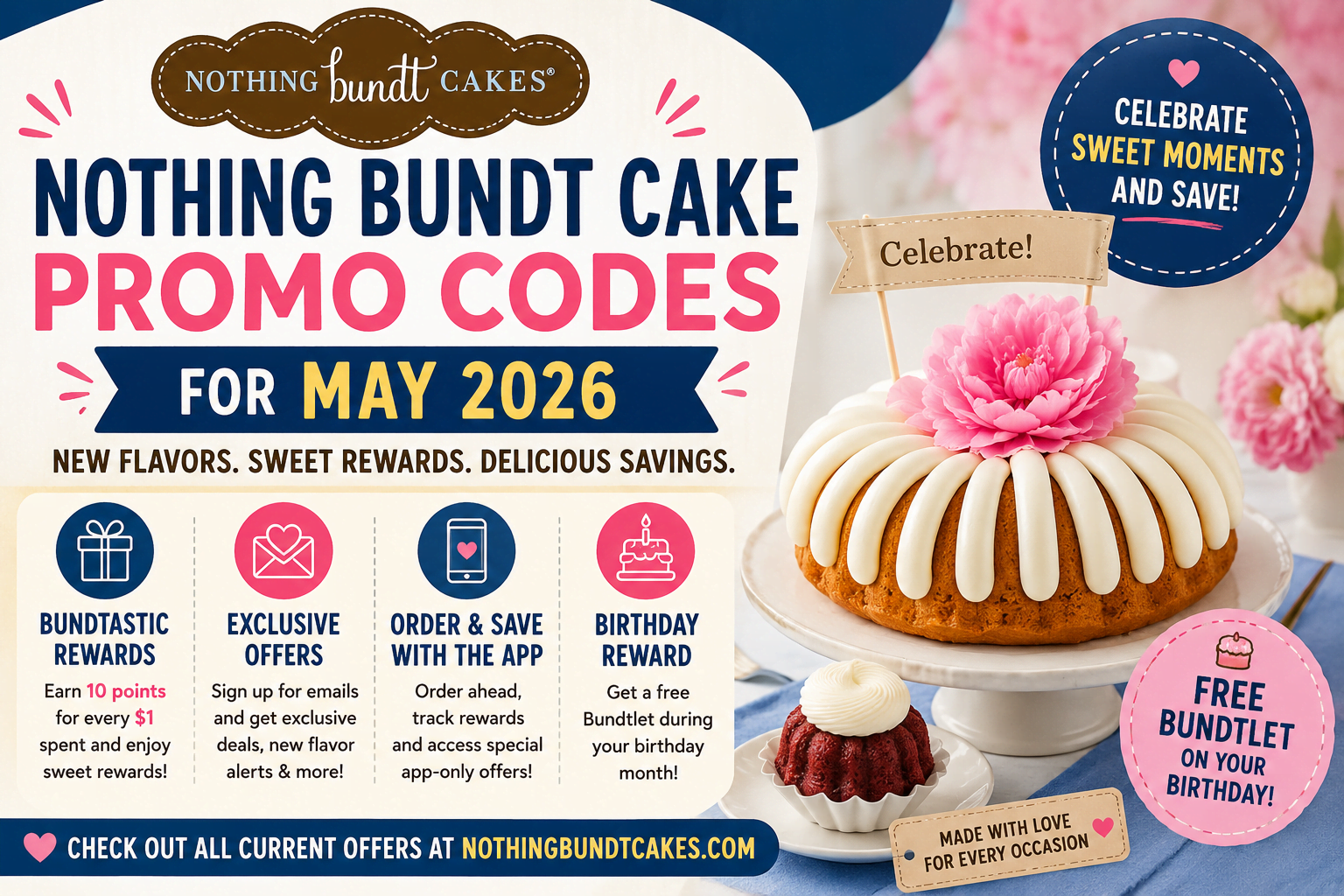 nothing bundt cake promo code May 2026